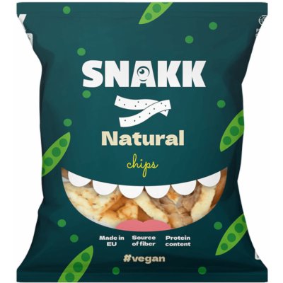 Snakk Luštěninové chipsy natural 70 g – Zboží Mobilmania