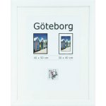 Fotorámeček Göteborg, dřevěný, bílý 40x50 cm – Zboží Živě
