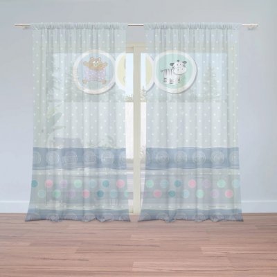Sablio Záclony Plyšáčci: 2ks 150x250cm – Hledejceny.cz