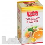 Apotheke Pomeranč a zázvor čaj 20 x 2 g – Zbozi.Blesk.cz