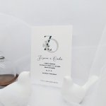 Svatební oznámení Monogram s eukalyptem 1 – Hledejceny.cz