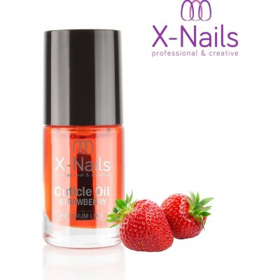 X Nails Cuticle Oil výživný nehtový olejíček JAHODA 5 ml – Zboží Mobilmania