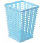 Hutr Plastový košík na kosmetické štětce modrý