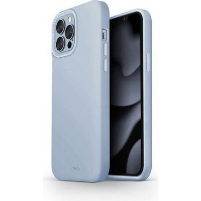 Pouzdro UNIQ Lino Hue s MagSafe iPhone 13 Pro světle modré