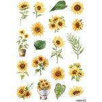 MINIMEE Samolepky A5 Slunečnice – Zboží Dáma