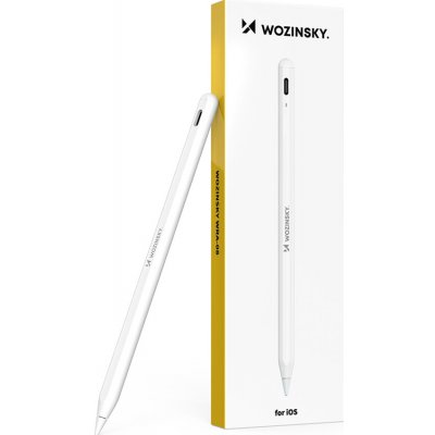 Wozinsky Stylus pro iPad s rychlonabíjením přes USB-C - bílý WRA-08 – Hledejceny.cz