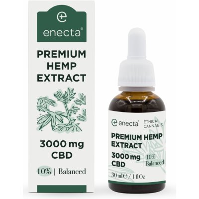 Enecta CBD Konopný olej 3000 mg 30 ml