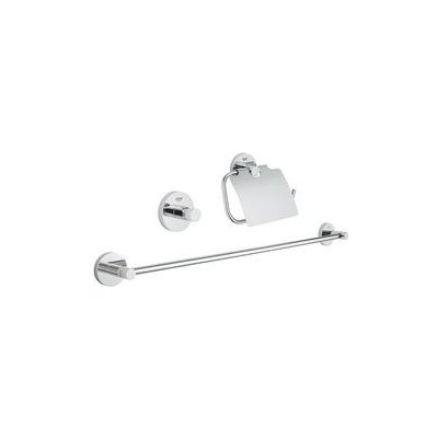 Grohe Essentials Sada doplňků do koupelny 3 v 1, chrom 40775001 – Zboží Mobilmania