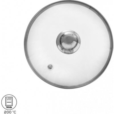Orion Skleněná poklice s plastovým úchytem 20cm – Sleviste.cz