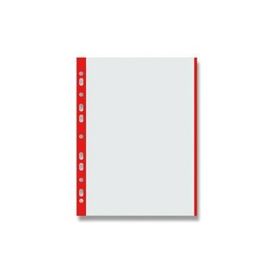 Donau zakládací obal U A4 červený pruh 40 mikronů 100 ks – Hledejceny.cz