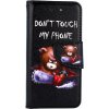 Pouzdro a kryt na mobilní telefon Apple TopQ iPhone SE 2020 Don't Touch méďa 49755