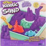 Spin Master Kinetic sand Fialový 450g tekutý písek s podložkou a nástroji – Sleviste.cz
