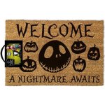 CurePink Nightmare Before Christmas: A Nightmare Awaits 60 x 40 cm hnědá [GP85256] – Zboží Dáma