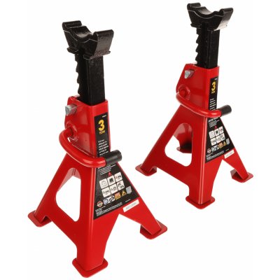 Torin BIG RED Podpěry přestavitelné 3 t s pojistkou, pevná ocelová trojnožka T43001C – Sleviste.cz