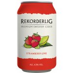 Rekorderlig Strawberry Lime Cider 24 x 0,33 l (plech) – Zboží Mobilmania