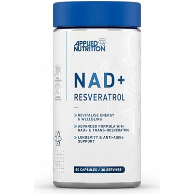 Applied Nutrition Nad+ Resveratrol 60 kapslí – Hledejceny.cz