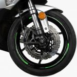 Proužky na ráfky RG-Racing 2.0, zelená - Modrá