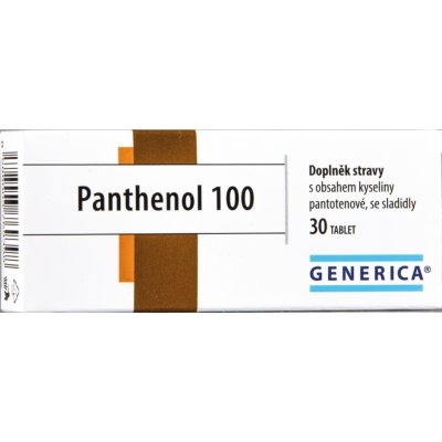 Generica Panthenol 100 30 tablet – Hledejceny.cz