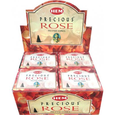 Hem Vonné kužely Rose růže 10 ks – Zboží Dáma