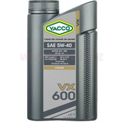 Yacco VX 600 5W-40 1 l