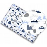 eliNeli Napínací prostěradlo Auta a hory 60x120 – Sleviste.cz