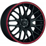 Barracuda KARIZZMA 7,5x17 4x100 ET35 black trim red – Hledejceny.cz