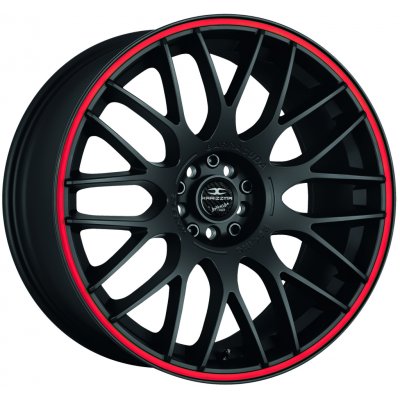 Barracuda KARIZZMA 7,5x17 4x100 ET35 black trim red – Hledejceny.cz