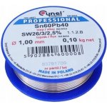 Cín 1.0mm 100g 60%Sn 40%Pb CYNEL – Zboží Dáma