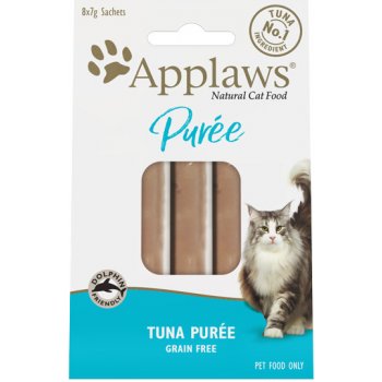 Applaws Purée Cat lízací pyré Tuňák 8 x 7 g