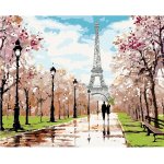 ZUTY Malování podle čísel MILENCI V PARKU U EIFFELOVY VĚŽE RICHARD MACNEIL 40 x 50 cm – Hledejceny.cz