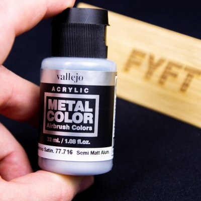 Vallejo Metal Color 77.717 Dull Aluminium 32ml – Zboží Živě