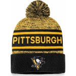 Fanatics pánská zimní čepice Pittsburgh Penguins Authentic Pro Rink Heathered Cuffed Pom Knit – Hledejceny.cz