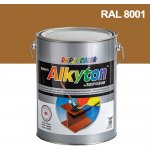 Alkyton hladký lesklý RAL 8001 5 L okrová hnědá