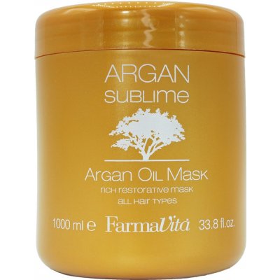 FarmaVita Argan Oil Mask Maska s Arganovým olejom 1000 ml – Zboží Mobilmania