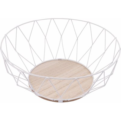 Secret de Gourmet Bílá kovová mísa na ovoce 150039B 28 cm – Zbozi.Blesk.cz