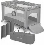 Lionelo Cestovní postýlka Stefi Grey Concrete Multicolor – Zboží Mobilmania