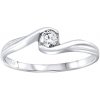 Prsteny SILVEGO SILVEGO stříbrný prsten se Swarovski Zirconia B25021