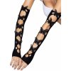 Doplněk dámského erotického prádla Leg Avenue Butterfly Arm Warmers 2674 Black