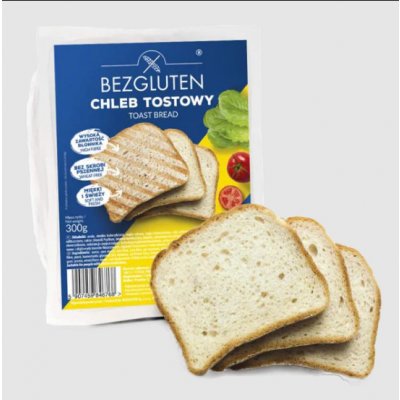 Bezgluten Chléb toustový bez lepku 300 g – Zboží Dáma