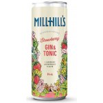 Millhill´s gin & tonic strawberry 6% 0,25 l (plech) – Zboží Dáma