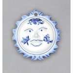 Cibulák Vánoční ozdoba sluníčko oboustranné 10 cm originální cibulákový porcelán Dubí cibulový vzor 10622 – Zboží Dáma