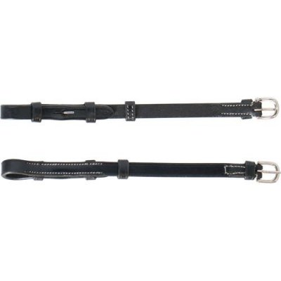 Eric Thomas Kožené lícnice k uzdečce pár černá – Zboží Dáma