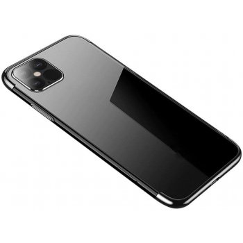 Pouzdro IZMAEL Clear Color s barevným lemem Samsung Galaxy S21 Ultra 5G čiré