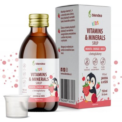 Blendea KIDS Sirup s vitaminy, minerály a beta glukany 150 ml – Hledejceny.cz