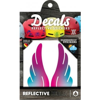 Reflective Berlin Reflexní nálepky Reflective Decals Wings candy – Zboží Dáma