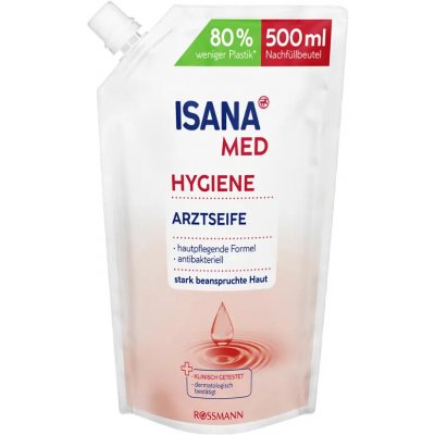 Isana Med antibakteriální mýdlo na ruce náhradní náplň 500 ml – Sleviste.cz