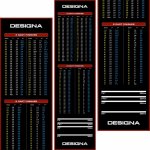 Designa Dart Mat Checkout Koberec k terči Wide Red – Hledejceny.cz