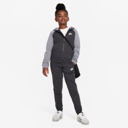 Nike Sportswear Big Kids' Tracksuit Grey/Smoke