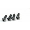 Modelářské nářadí Kyosho Hex Button Screws 4x12mm 4 Titan