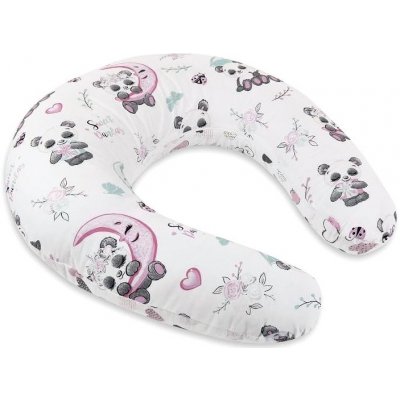 Bellatex Kojicí polštář s povlakem na zip medvídek panda – Zboží Dáma